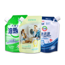 OEM Packaging Bag for Liquid Laundry Liquid Soap Detergent Packaging Stand up Spout Pouch Food Package PE Customized Logo Juice